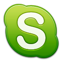 Skype Green Icon 128x128 png